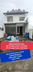 Rumah murah desain mewah lokasi Menganti Gresik