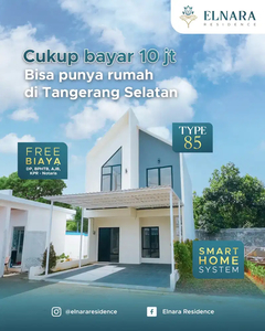 Rumah Smart Home 2 Lantai Termurah di Pamulang DP 0% Elnara Residence