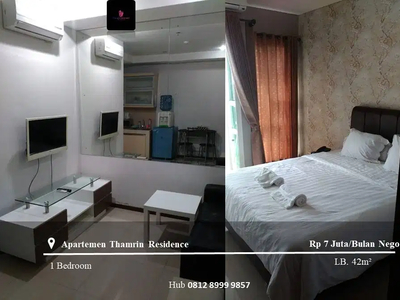 Sewa Apartemen Thamrin Residence Low Floor 1BR Full Furnished Tower C