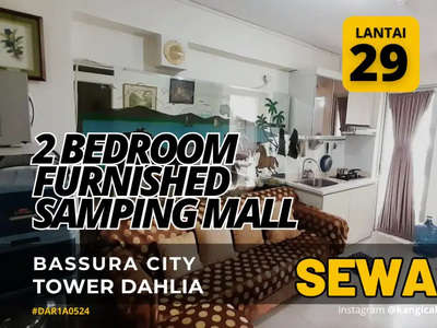 Sewa Tahunan 2 Bedroom Furnished Samping Mall Bassura City