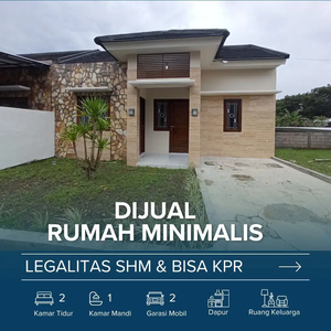 Sisa 1 Unit Rumah Modern dlm Cluster di Banguntapan dekat Jl Wonosari