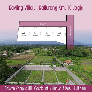 Tanah Jakal Km. 10 Jogja, Siap Bangun View Merapi