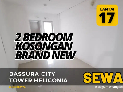 Unit Baru Pakai 2 Bedroom Sewa Tower Heliconia Bassura City
