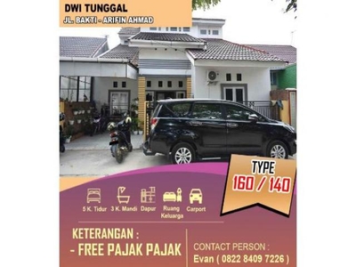 Rumah Dijual, Pekanbaru Kota, Pekanbaru, Riau