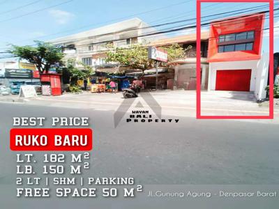 BARU | Ruko Pinggir Jalan Gunung Agung Dekat Setiabudi, Diponegoro