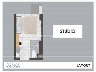 Apartemen Osaka Pik 2 Disewakan Studio Harga 12 Jt Thn Furnish
