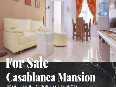 Dijual Apartemen Casablanca Mansion 1 Bedroom Full Furnished View Timur