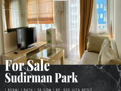 Dijual Apartemen Sudirman Park 1 Bedroom Furnished Bagus