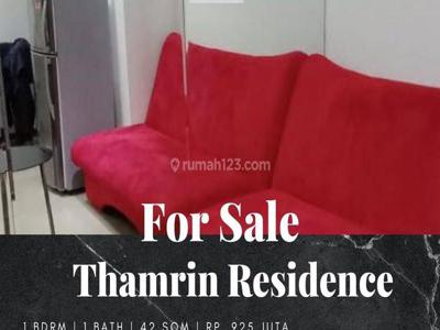 Dijual Apartemen Thamrin Residence 1 Bedroom Furnished High Floor