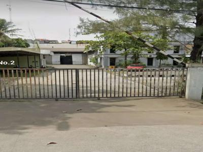 Dijual Gudang 5.559m² di Pulogadung bisa kontener