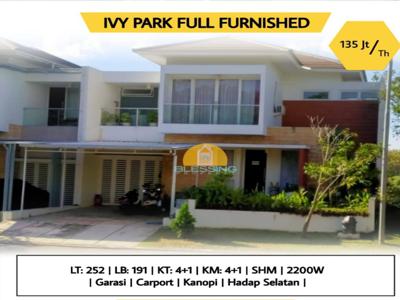 Disewakan Rumah Furnished di Ivy Park BSB City Semarang