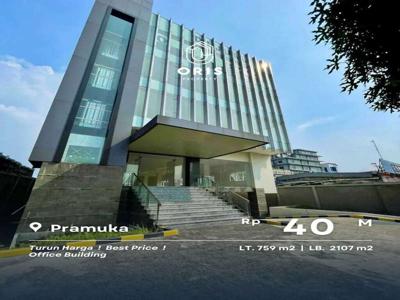 FOR SALE PRAMUKA - JAKARTA PUSAT OFFICE BUILDING