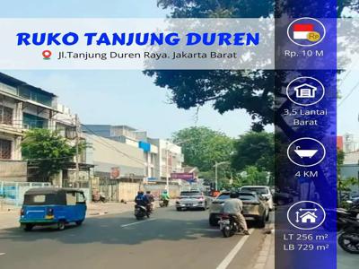 Jual Cepat Ruko Tanjung Duren Jakarta Barat. 3,5 Lantai Luas & Besar