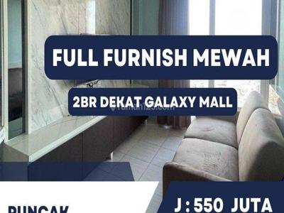 Jual sewa Apartemen 2br Puncak Dharmahusada Full Furnish Mewah