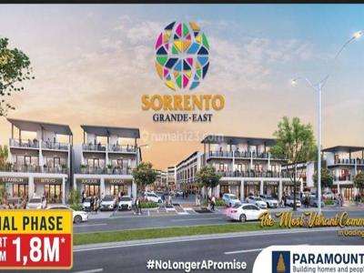 Ruko Sorrento Grande East The Most Vibrant Commercial In Gading Serpong
