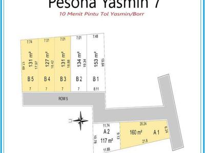 Samping Masjid Raya Yasmin, Kavling Cluster SHM Per Unit