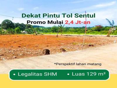 Tanah Kavling Strategis, 4 Menit Ke Taman Budaya Sentul Bogor. SHM