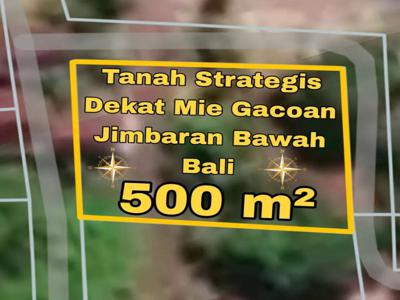 Tanah Strategis Dekat Mie Gacoan Jimbaran Bawah Bali