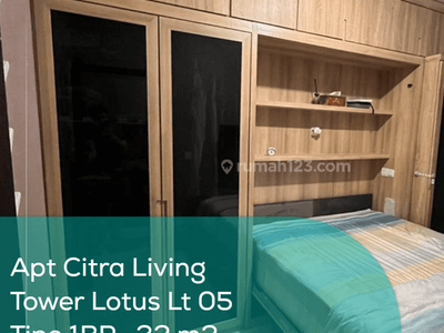 Apartement Citra Living Tower Lotus Lt 05, 1br, Full Furnished