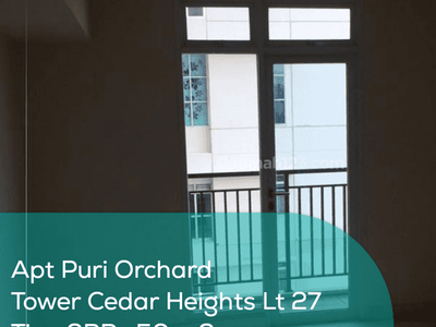 Apartement Puri Orchard Tower Cedar Heights Wing B Lt 27, 2br, Non Furnished