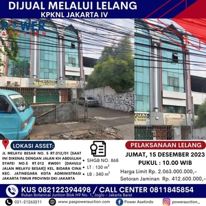 DIJUAL RUKO MELALUI LELANG ‼️