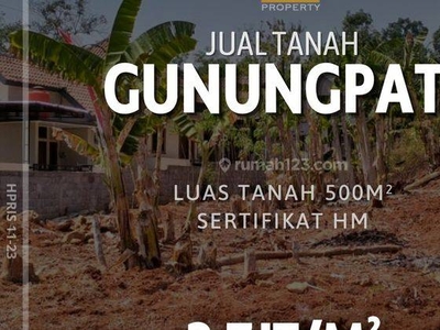 Dijual Tanah di Kalisegoro Gunungpati, Semarang SHM 500 m²