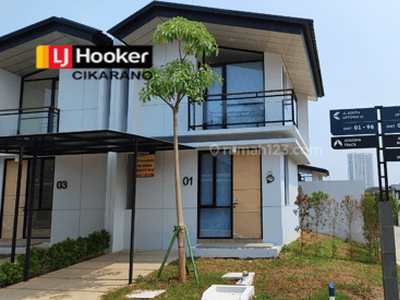 Disewakan Rumah Siap Huni Cluster Uptown Estate Hook Lippo Cikarang , Cikarang