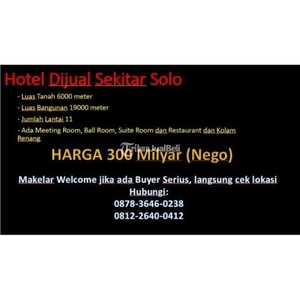 Hotel Mewah Bintang 4 di Solo Dengan Fasilitas Mewah Harga Terjangkau - Surakarta