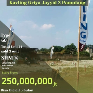 Kavling Griya Jayyid 2 Pamulang Bebas Banjir E