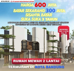 Rumah 2 Tingkat Termurah di Kota Bandung