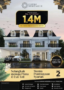 Rumah Dijual 3 Lantai di Taman Persada Bogor Akses Tol BORR