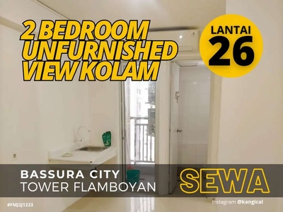 2 Bedroom Sewa Kosongan Lantai 26 Tower F Bassura City