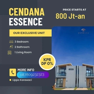 Cendana essence cicilan ringan 5jutaan dekat Siloam