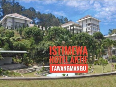 DIJUAL, Hotel Aktif di TAWANGMANGU, Lokasi Istimewaa