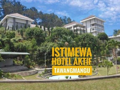 DIJUAL, Hotel Aktif di TAWANGMANGU, Lokasi Prospektif