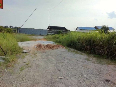 Dijual tanah kosong tanah keras siap bangun simpang bandara SMB 2