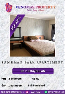 Disewakan Apartement Sudirman Park 2 Bedrooms Full Furnished