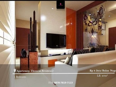 Disewakan Apartement Thamrin Residence 1 Bedroom Furnished High Floor