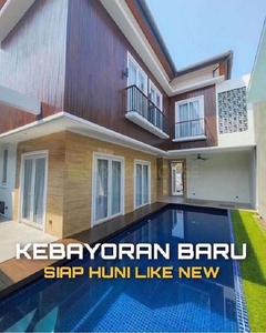 FOR SALE KEBAYORAN BARU ELEGAN TROPICAL HOUSE LIKE NEW SIAP HUNI