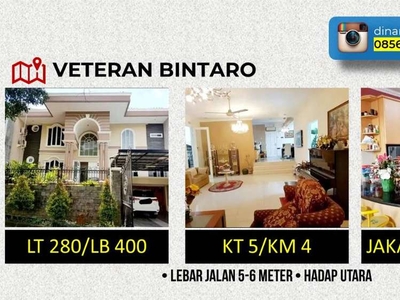 Jual Rumah Komplek Elite Hijau Perbukitan Veteran Bintaro Jakarta