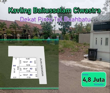 Kavling Tanah Kawasan Margacinta 4 Jt-an/m2