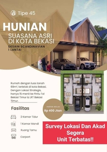 perumahan syariah Bekasi timur strategis dekat tol rumah sakit