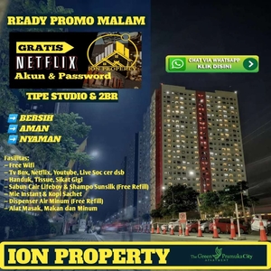 PROMO PAKET MALAM 1KAMAR SEWA APARTEMEN GREEN PRAMUKA GRAND PRAMUKA