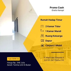 Rumah 1 lantai Sidoarjo murah ready unit