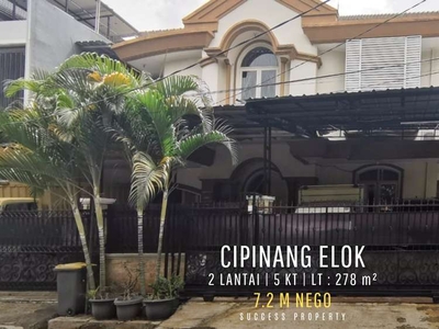 Rumah 2 Lantai Cipinang Elok Jatinegara Siap Huni & Bebas Banjir