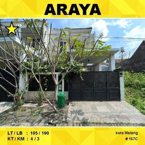 Rumah 2 Lantai Luas 105 di Araya PBI kota Malang _ 157C