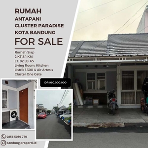 Rumah Cluster Antapani Minimalis Siap Huni Bandung Kota