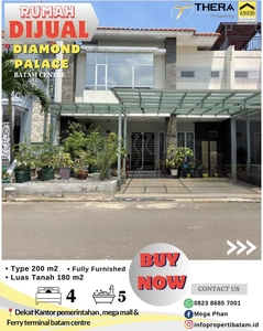 Rumah dijual Fully furnished di Diamond palace