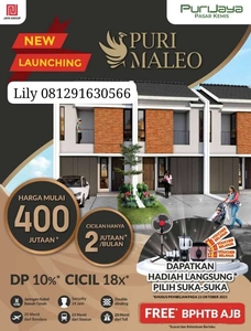 RUMAH MURAH Cluster Maleo Puri jaya 2Lantai