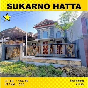 Rumah Murah Luas 114 Borobudur Sukarno Hatta Suhat kota Malang _ 121C